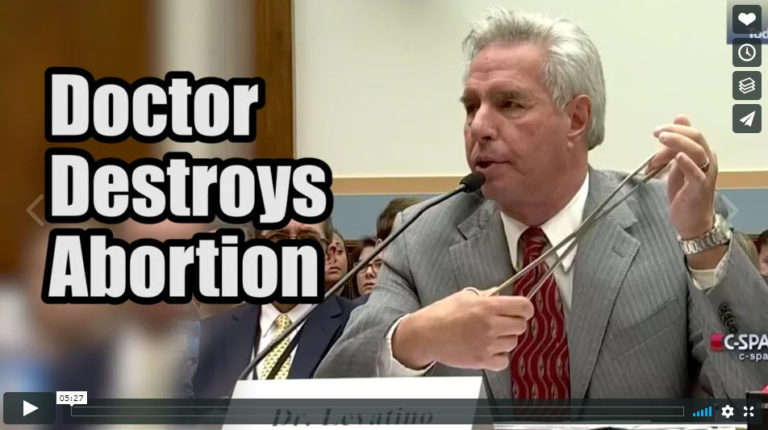 Dr. Anthony Levatino Destroys Abortion in 2 Minutes